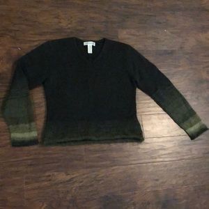 Jones New York wool, mohair ombre sweater